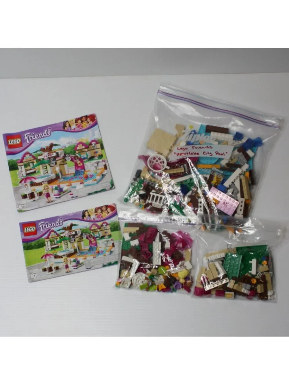 Lego Friends Heartlake City Pool Complete Set 41008 with Instructions but NO Box
